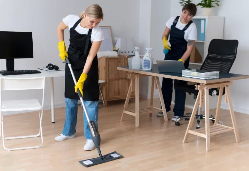 Nettoyage de bureau professionnel à Pliboux